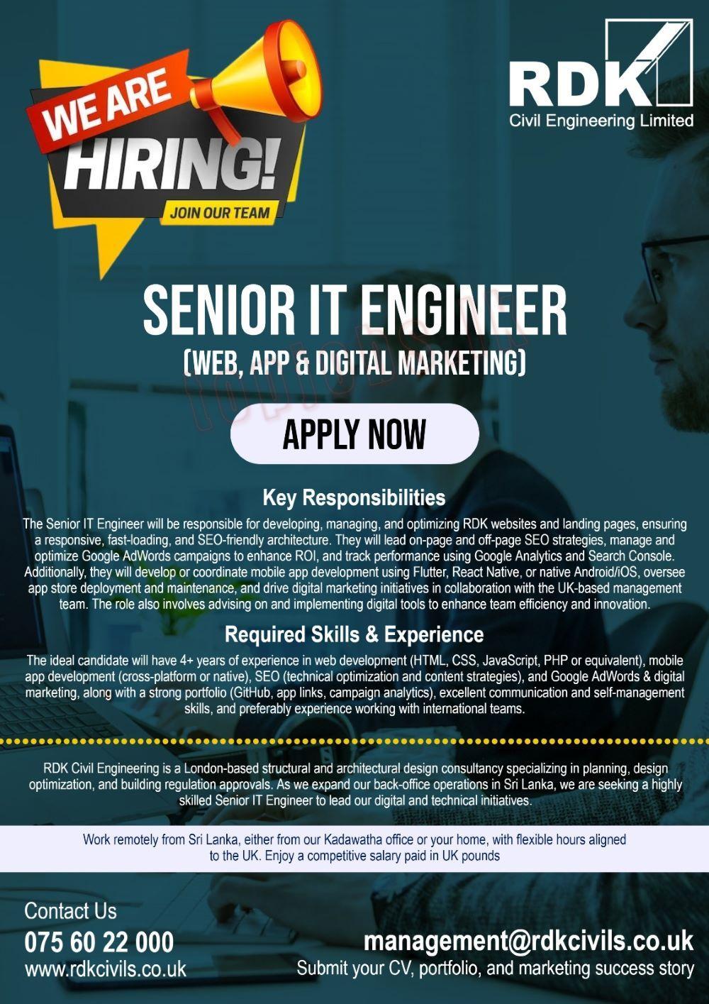Senior IT Engineer