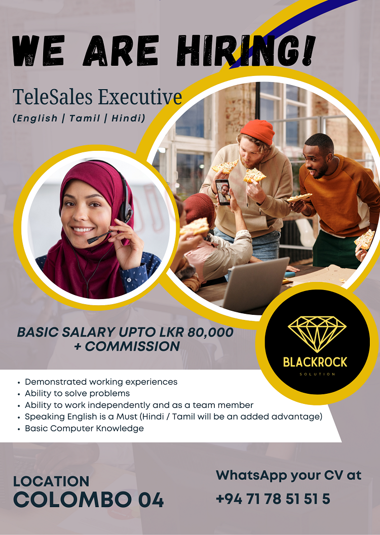 Telesales Executive - English | Tamil | Hindi