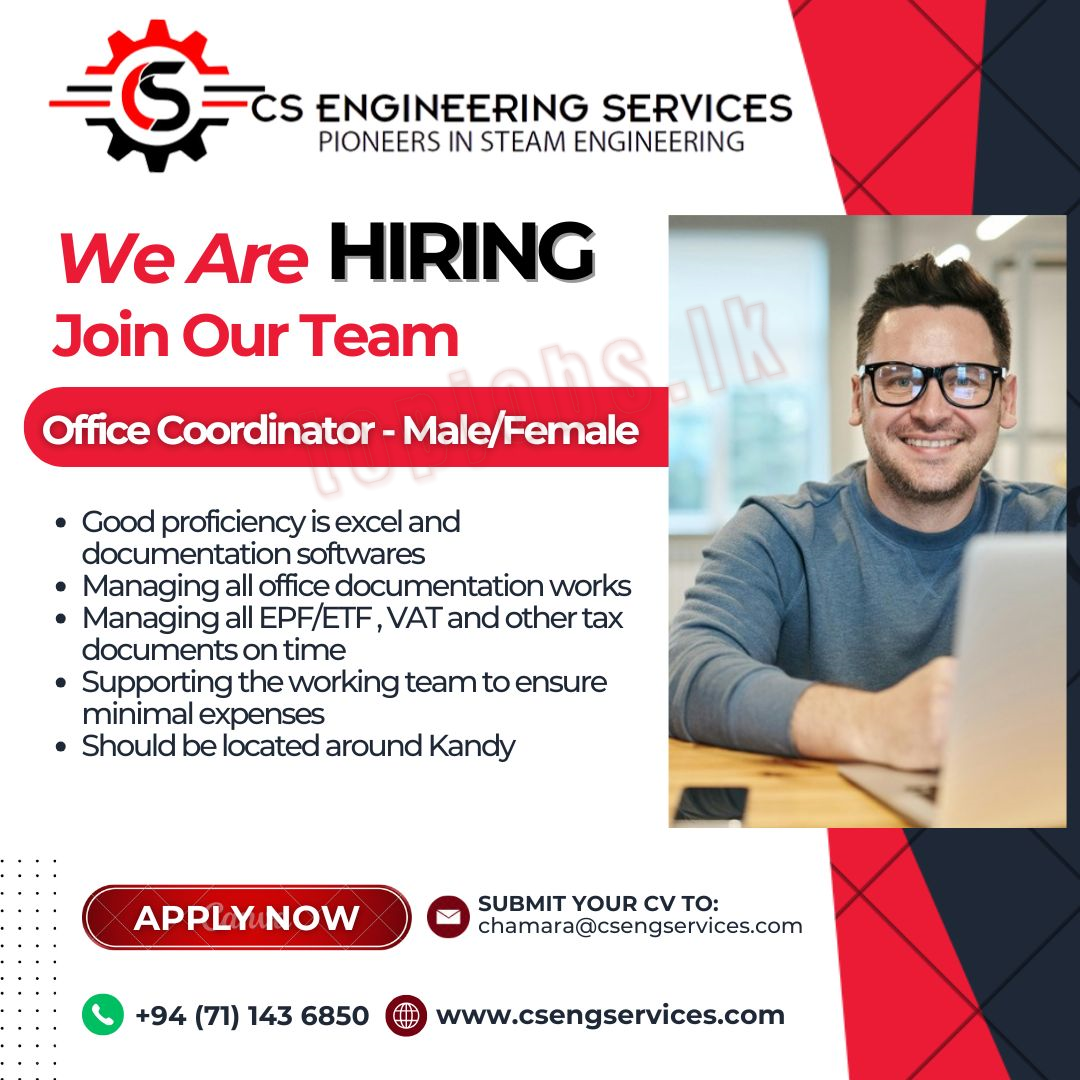Office Coordinator (Male | Female)