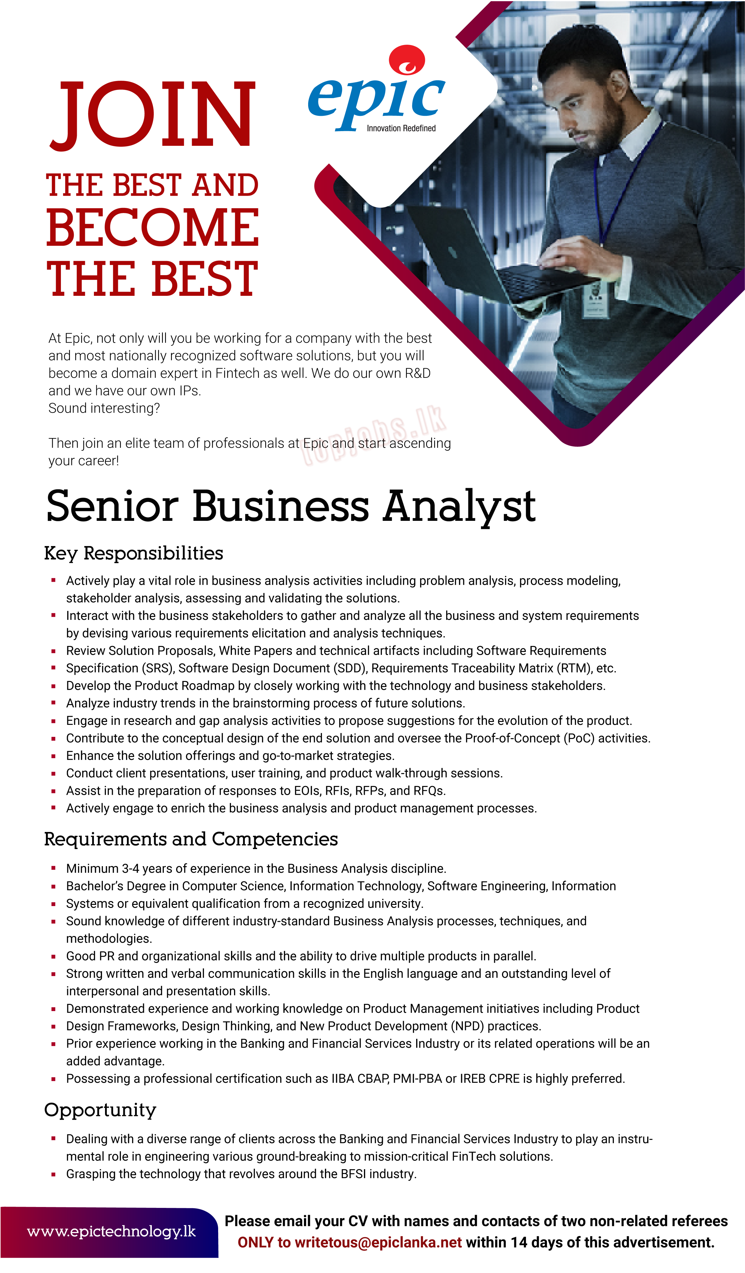 Senior Business Analyst