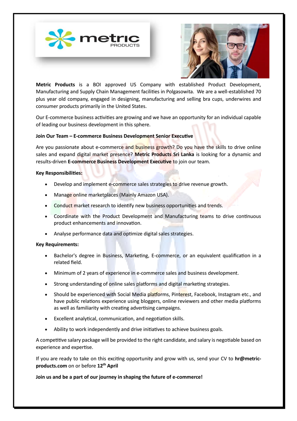 E-commerce Business Development Senior Executive