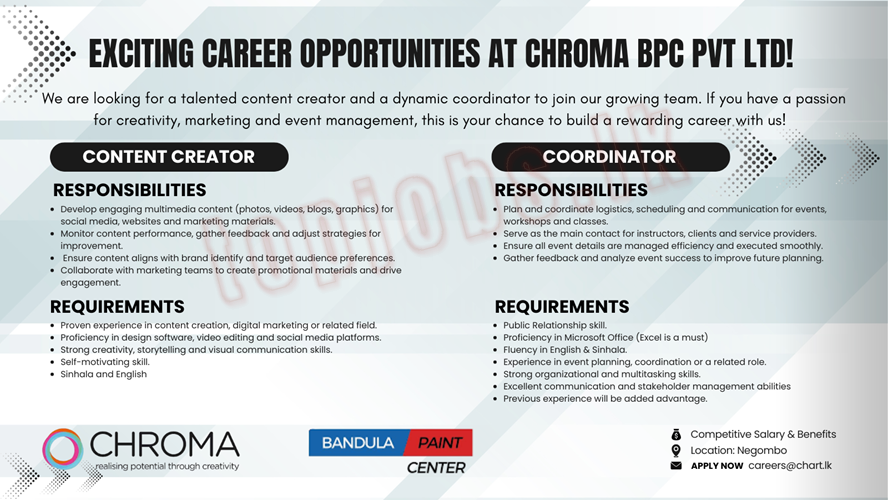 Content Creator | Coordinator