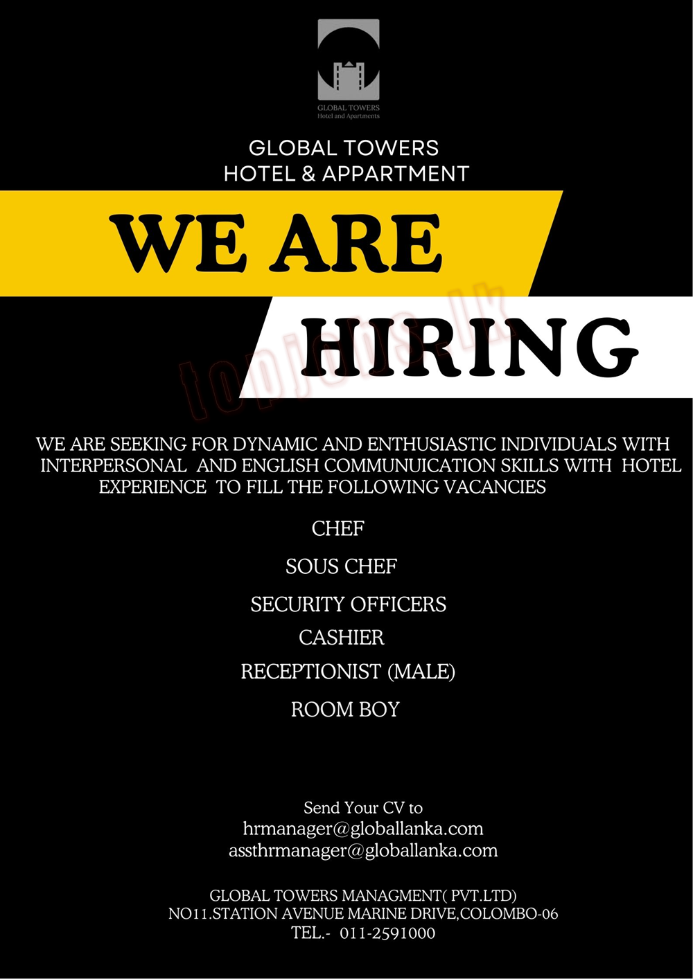 Hotel Vacancies